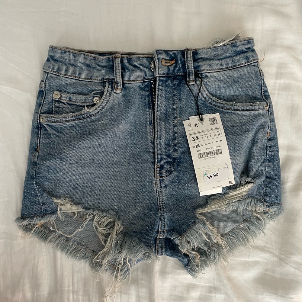 ZARA DENIM SHORTS